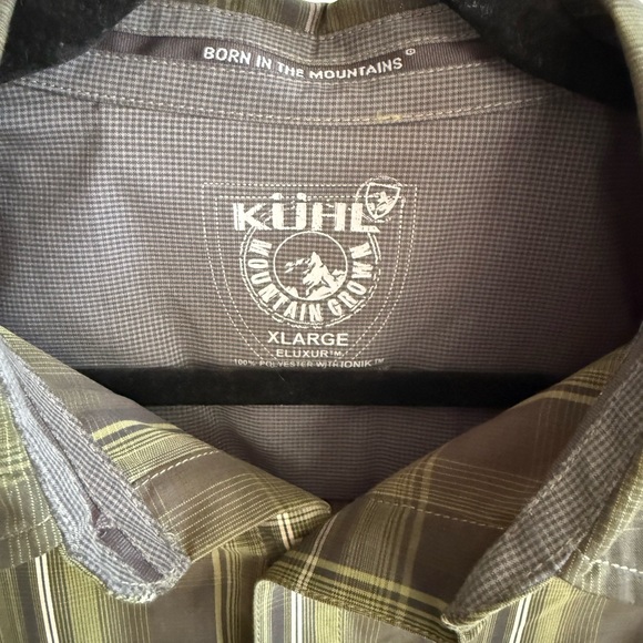 Kuhl Men's Response Button Up in Olive - Picture 2 of 3